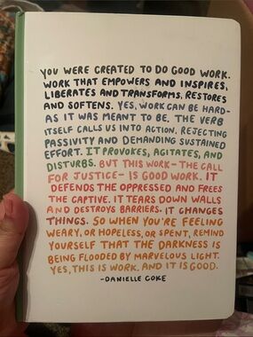 DesignWorks Ink Danielle Coke Quote Journal -